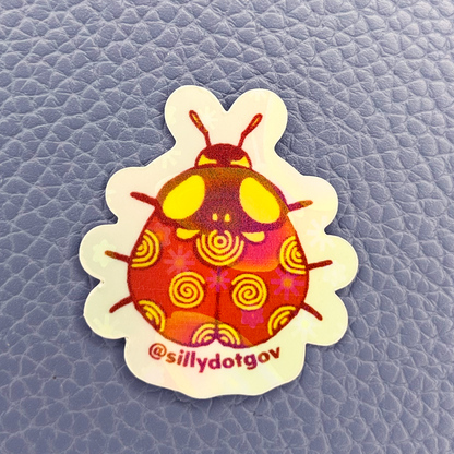 Silly Bugs Holographic Sticker PACK | 10 STICKERS - 7