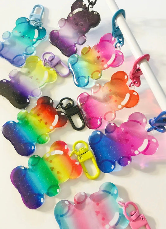 Pride Gummy Bear Keychain - 1