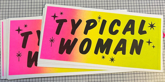 Typical Woman Riso Print - 1