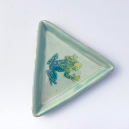 blue booty frog trinket dish - 1