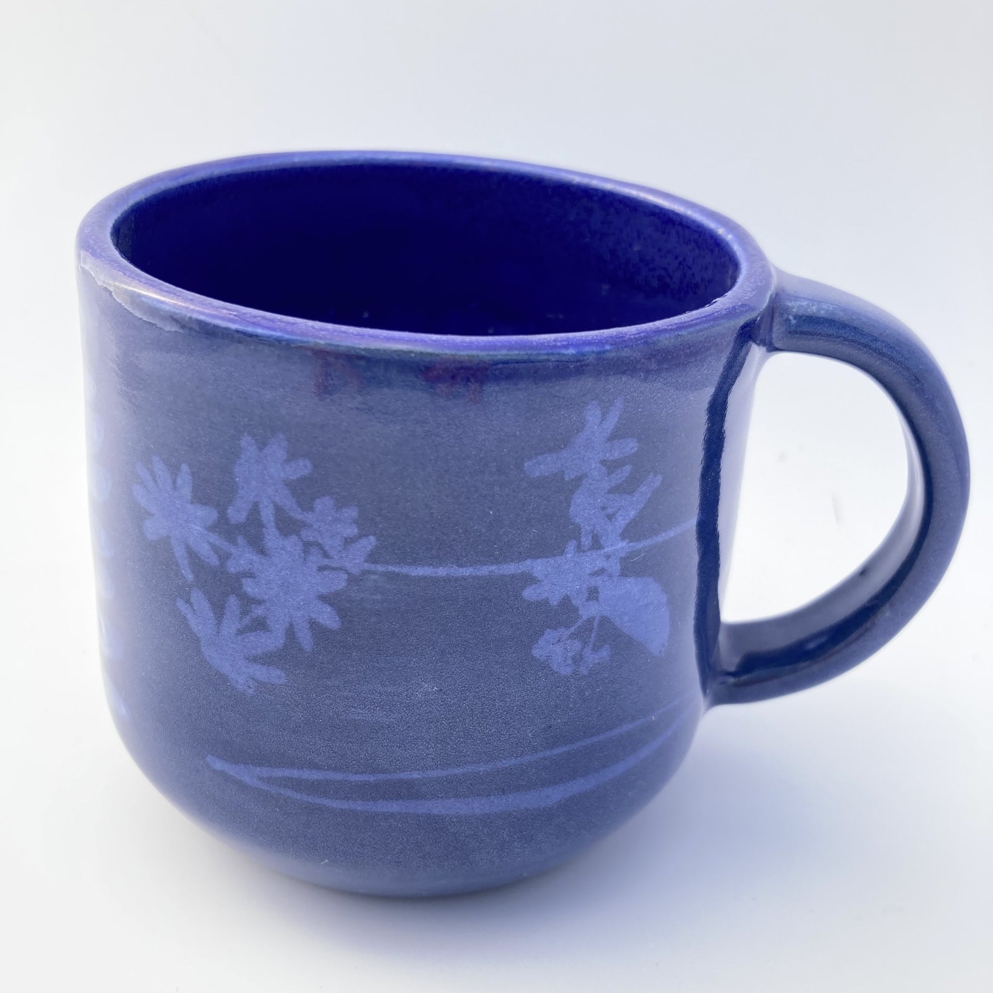 northern michigan flora screenprinted mug - 3