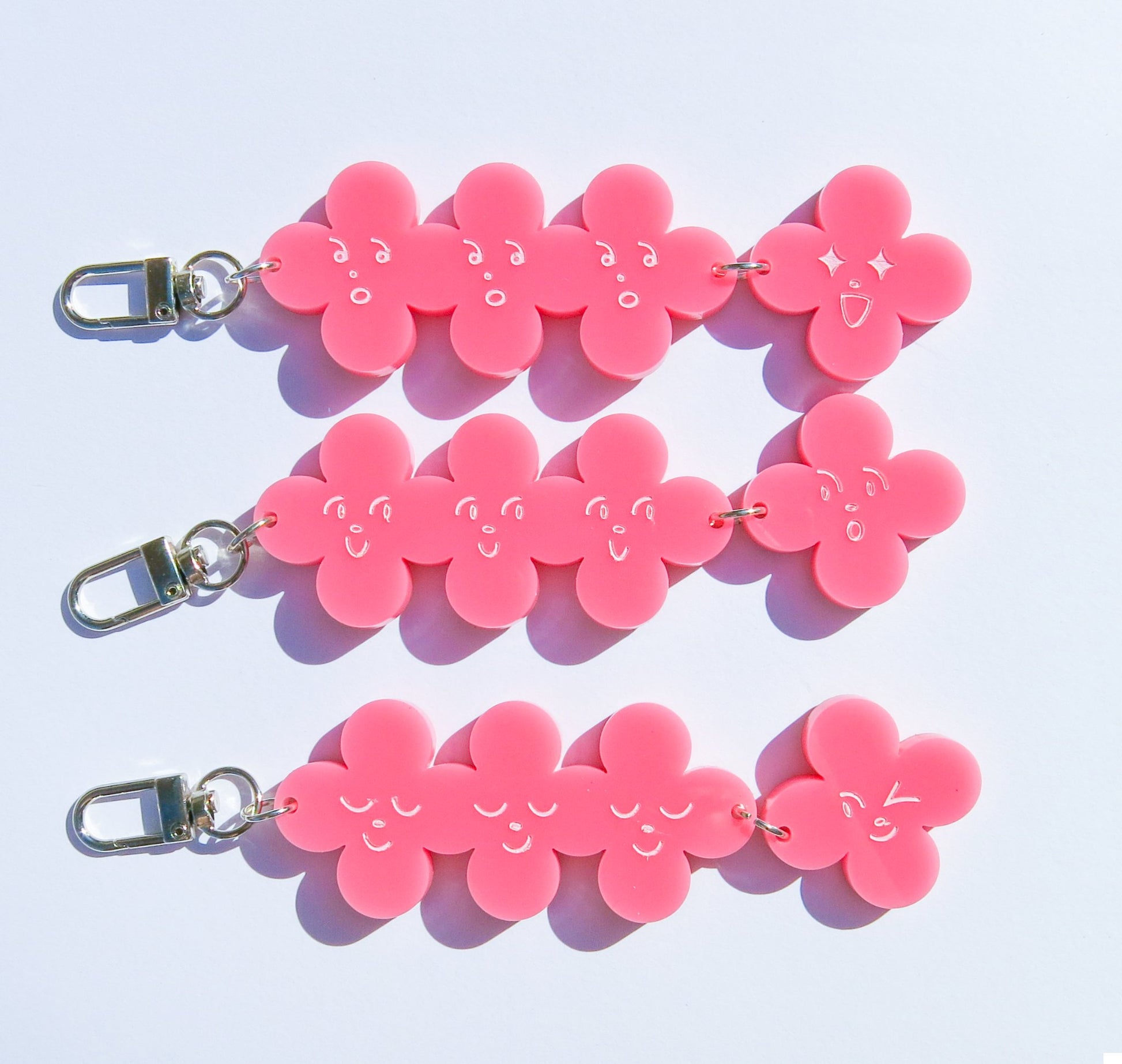 Flower Face Keychain - 1