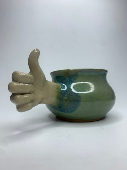 Green Thumbs Up Mug - 2