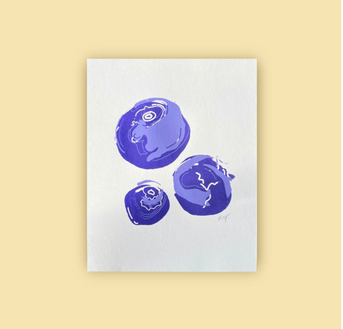 Blueberries Print - 1