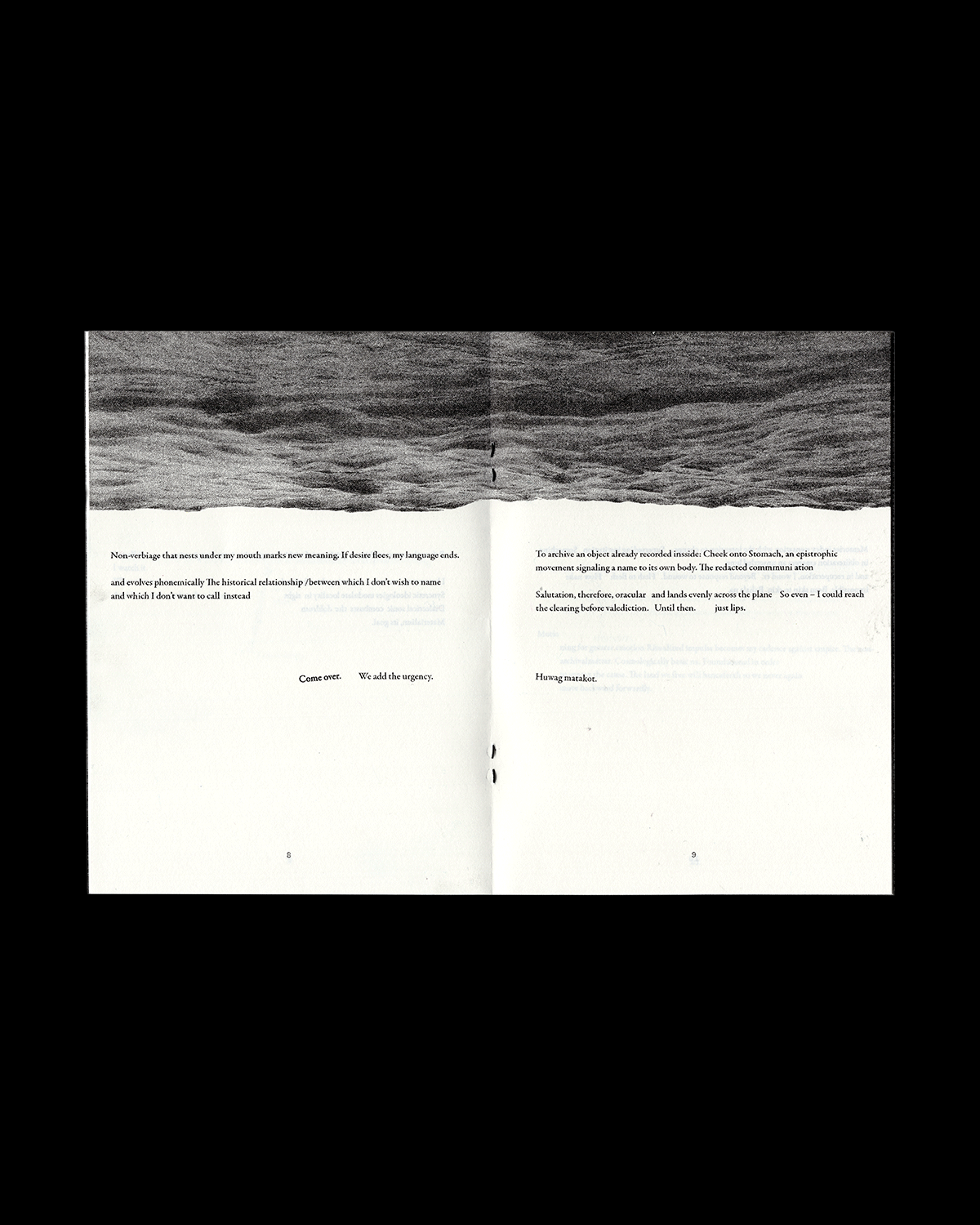 AT THE MOUTH OF THE SUN I BEGIN – Zine