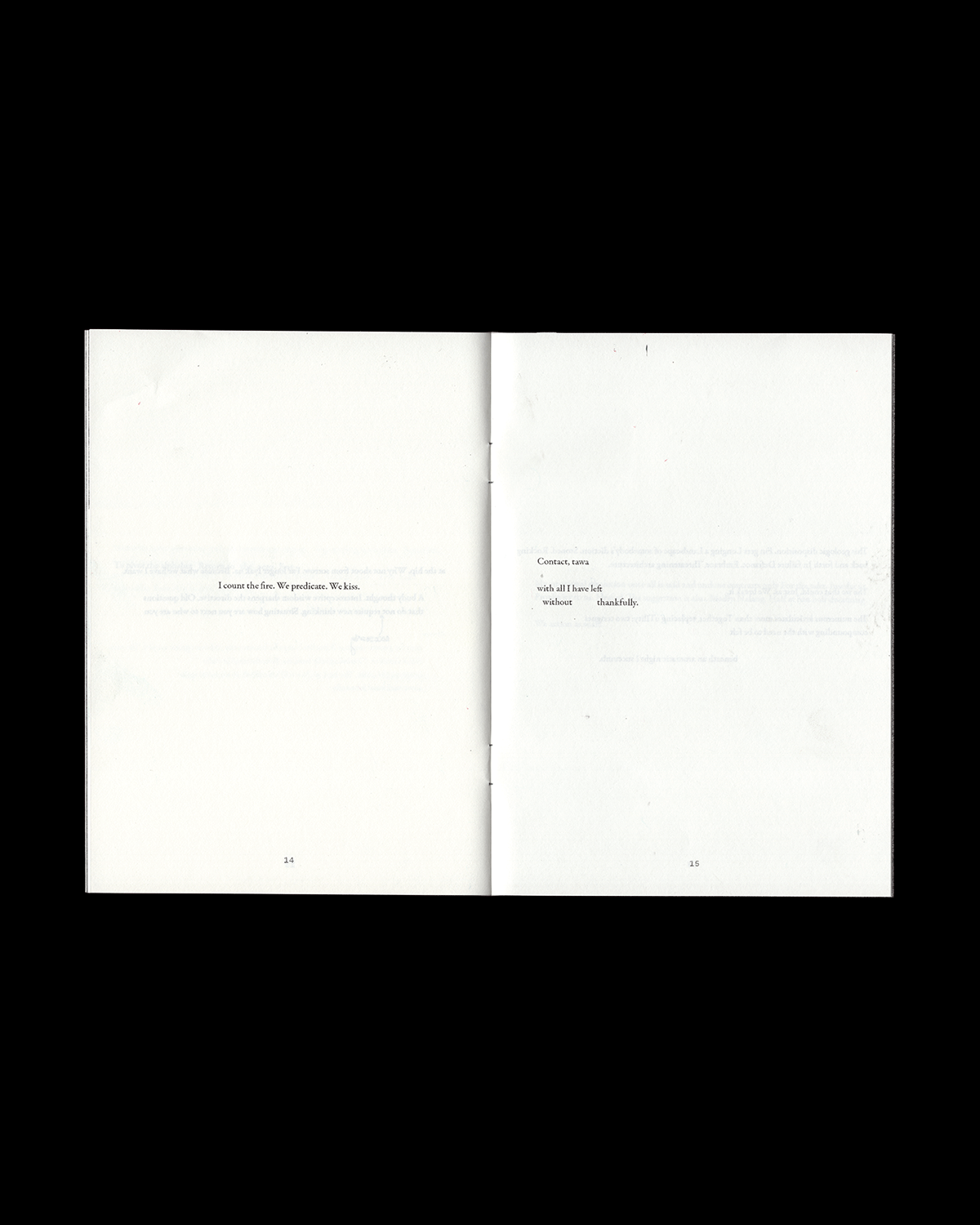 AT THE MOUTH OF THE SUN I BEGIN – Zine