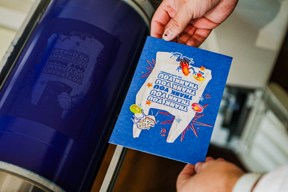 2-Color Custom Risograph Prints – Letter Size (8.5"x11")