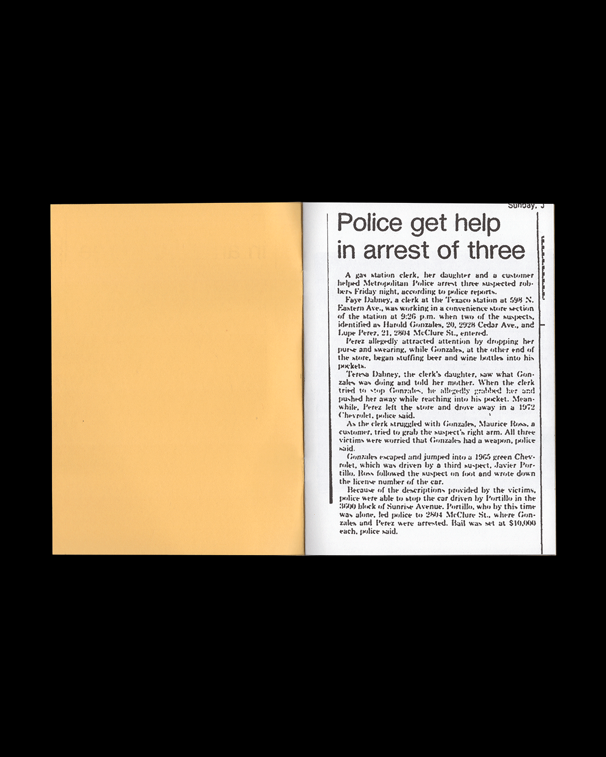 All I Heard Were Stories – Zine