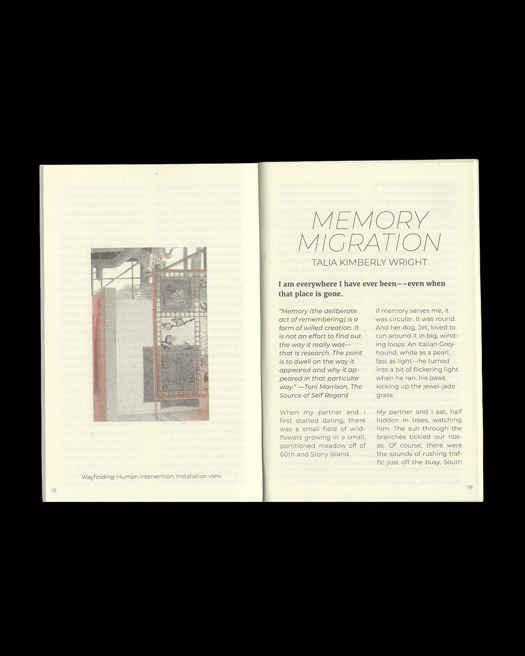 Wayfinding: Human Intervention — Exhibition Catalog / Zine