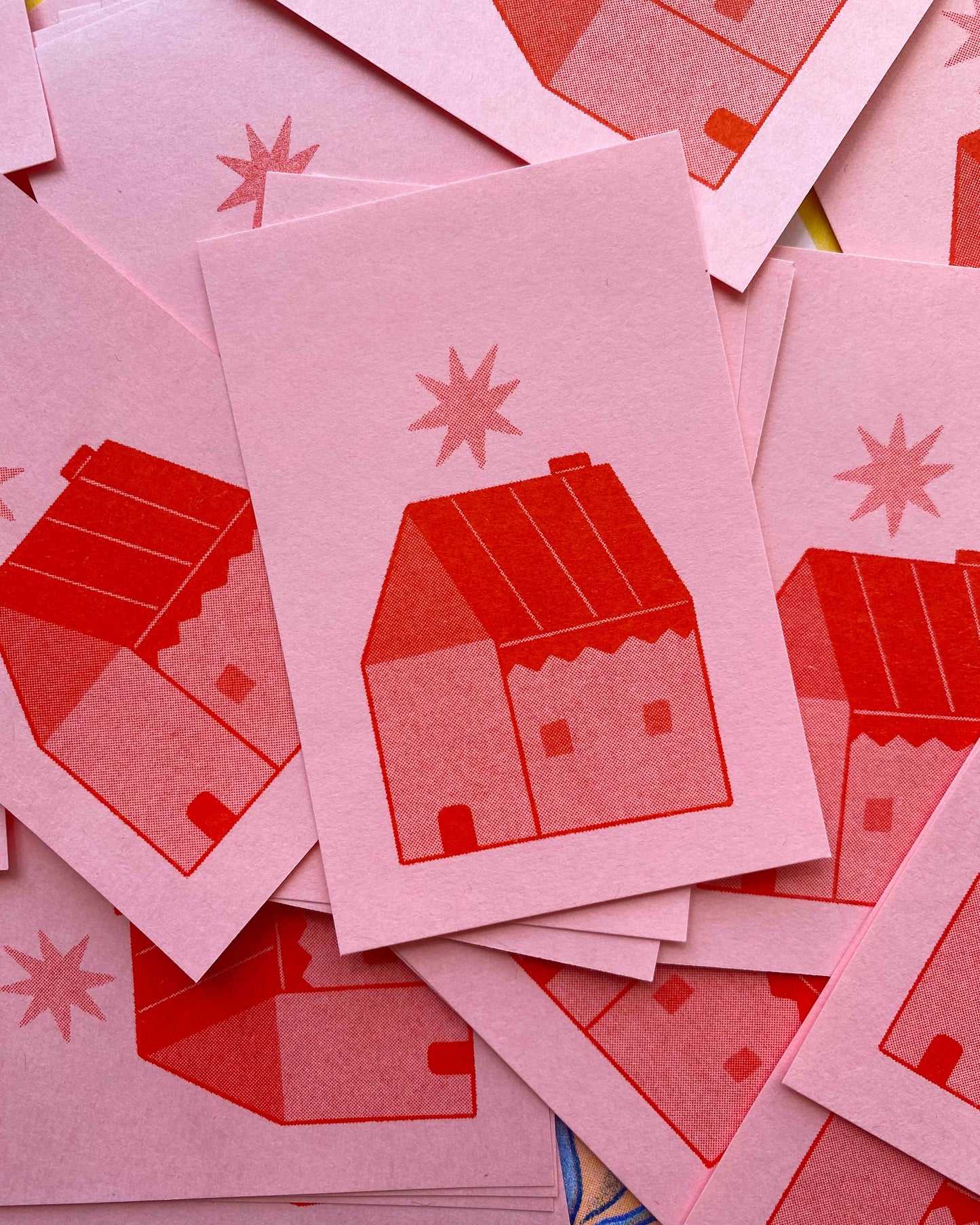 House Home Mini Riso Cards