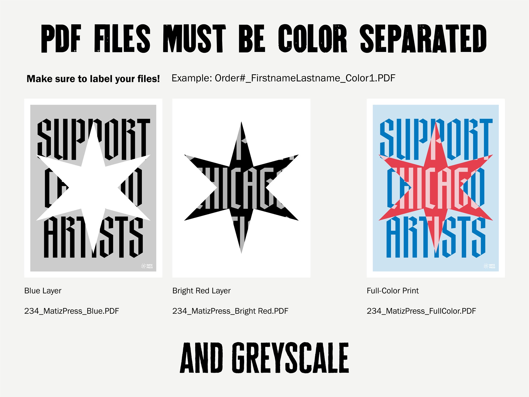 2-Color Custom Risograph Prints – Letter Size (8.5"x11")