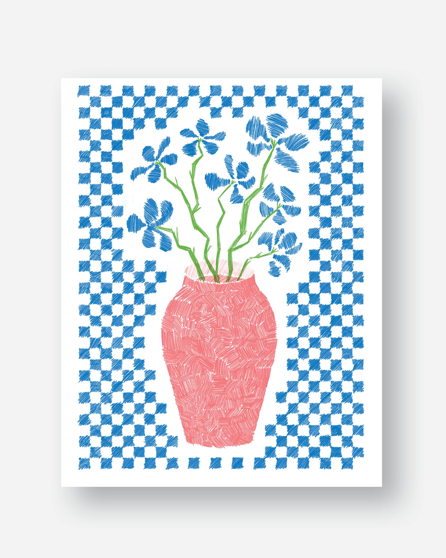 Vase Series - Riso Print